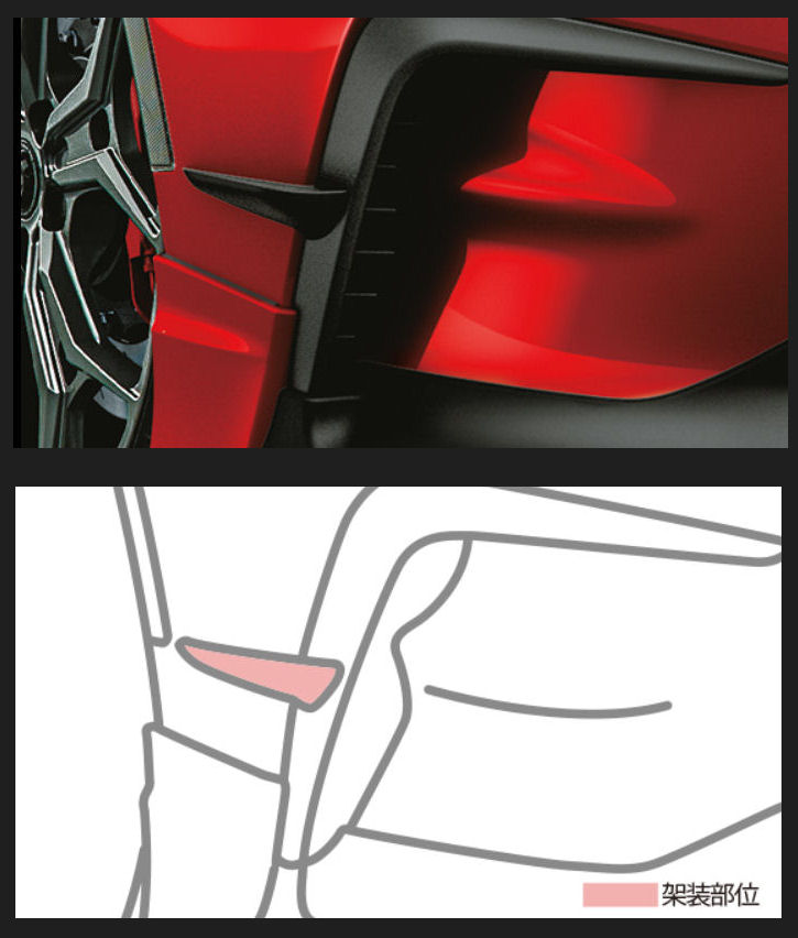 楽天市場】TRD MS345-18006 GRカナード GR86[ZN8] 2021.10〜 GR PARTS