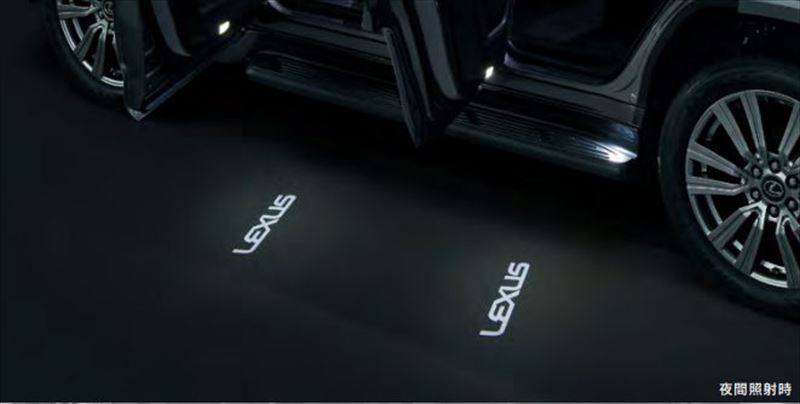 『LX』 純正 VJA310 プロジェクションカーテシイルミ（LEXUS) パーツ レクサス純正部品 オプション アクセサリー 用品