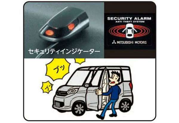 『ekスペース』 純正 B11A カーアラーム パーツ 三菱純正部品 オプション アクセサリー 用品