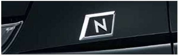 『N-WGN』 純正 JH1 JH2 フェンダーエンブレム（クロームメッキ／左右セット） パーツ ホンダ純正部品 ドレスアップ ワンポイント オプション アクセサリー 用品