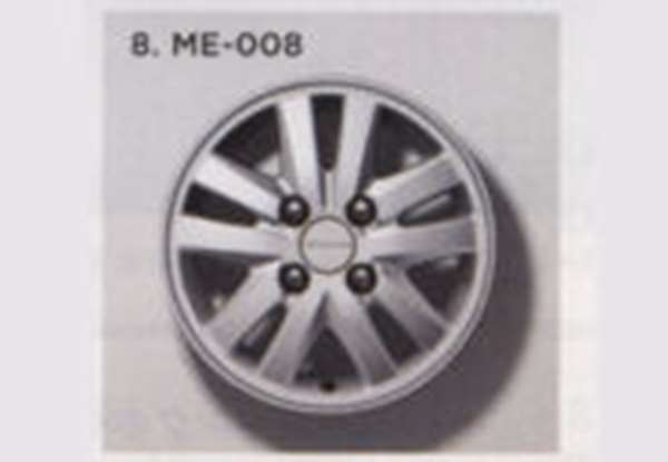 楽天市場 Nbox 純正 Jf1 Jf2 13インチ アルミホイール Me 008 1本からの販売 パーツ ホンダ純正部品 安心の純正品 オプション アクセサリー 用品 株式会社 スズキモータース