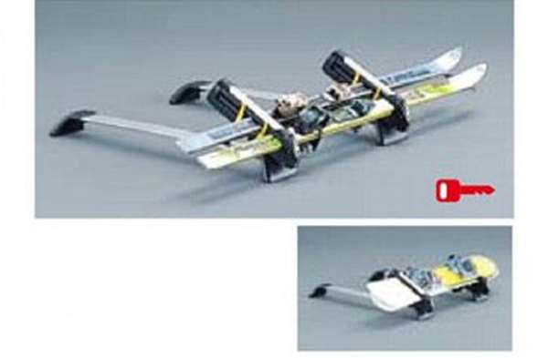 『パジェロ』 純正 V98W Sliding Magic Roof Carrierスキー＆スノーボードアタッチメント（斜積アルミロング） パーツ 三菱純正部品 キャリア別売りキャリア別売り PAJERO オプション アクセサリー 用品｜株式会社　スズキモータース