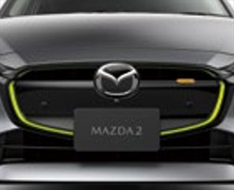 『MAZDA2』 純正 DJLFS DJLAS DJ5FS DJ5AS フロントグリルデカール パーツ マツダ純正部品 ステッカー シール ワンポイントカスタム エアロパーツ オプション アクセサリー 用品