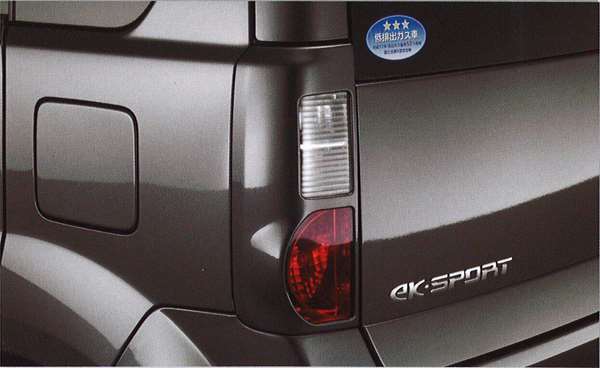 三菱　前期　H81W ekワゴンekスポーツ アクセントパネル　ブルー純正 eKワゴン(2001年10月～2006年9月)| トヨタ自動車のクルマ情報