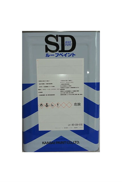 楽天市場 合成樹脂塗料 カンペ Sdルーフペイント ローヤルレッド 艶有 14l 関西ペイント スズキペイント 楽天市場店