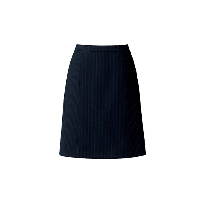事務服 Aラインスカート AS2290 スカート ストライプ 台形スカート かわいい系 2way ストレッチ Rigel | オフィス 制服 OL レディース スーツ オフィススーツ 女性 事務 Aライン ビジネス 通勤｜制服専科