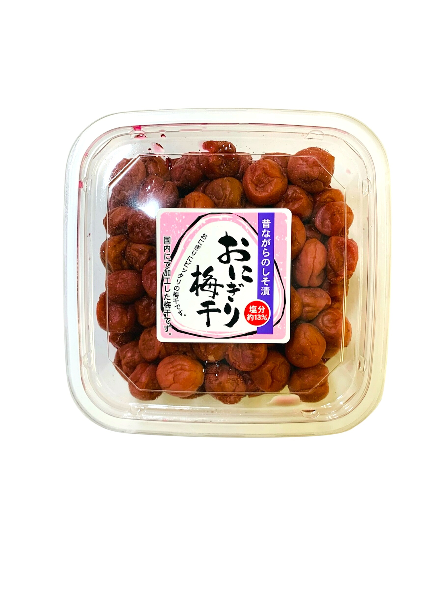 昔ながらのしそ漬 おにぎり梅干 赤 塩分約13％ (1000g&times;6個/12個) 神尾食品工業株式会社 送料無料｜鈴木漬物株式会社　店