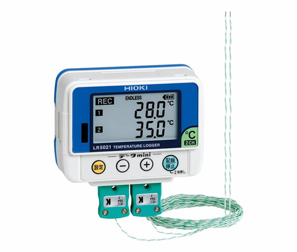 データmini LR5021 温度2チャンネル 熱電対