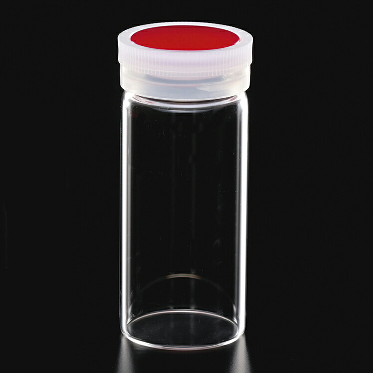 見本管 押ぶた式 30mL 50本 ナリカ S75-1201-04