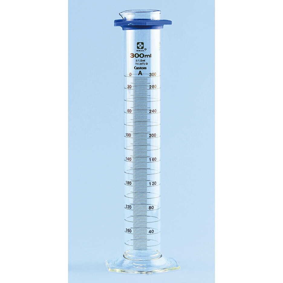 メスシリンダー カスタムA 500mL ナリカ S75-2005-10