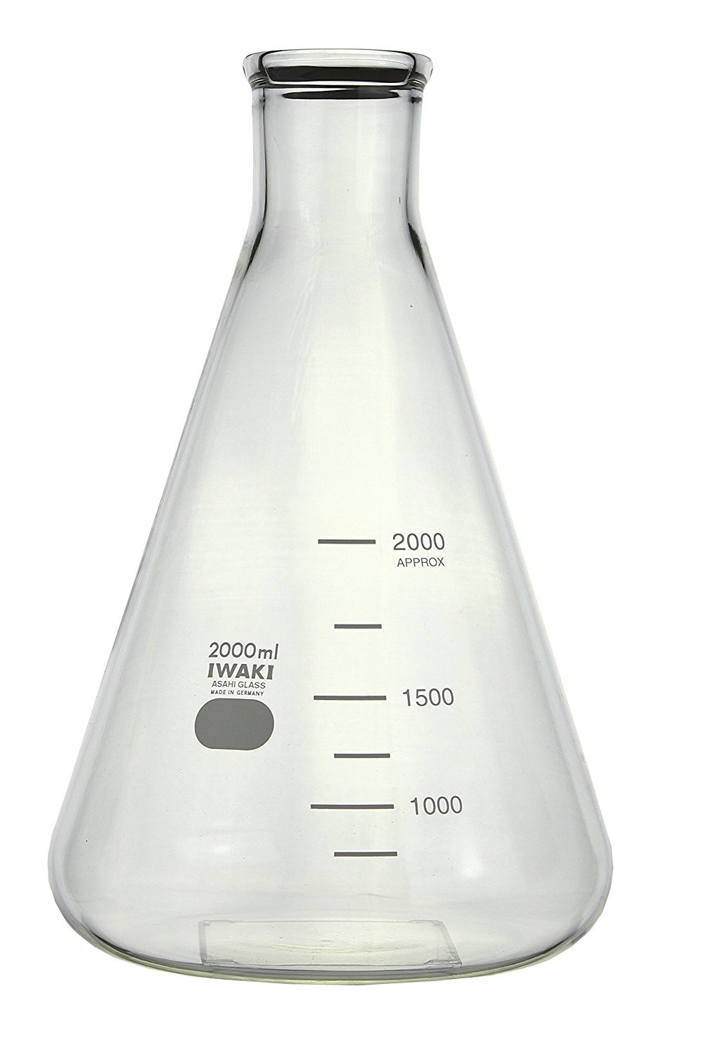 三角フラスコ IWAKI 2000mL｜SUZUMORIオンライン 店
