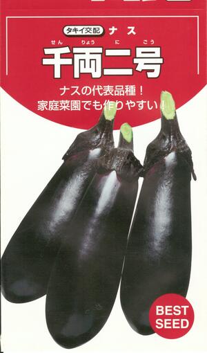 楽天市場 野菜種子 茄子タネ タキイ交配 タキイ種苗 千両二号 ６０粒袋詰 送料無料 鈴乃園 楽天市場店