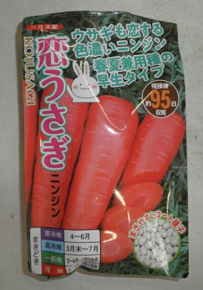 楽天市場】ニンジン 種 『愛うさぎ』 ナント種苗 : 種兵ネットショッピング