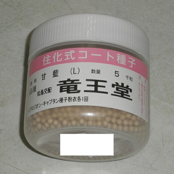 蔬菜内果皮 玉菜「竜王堂（りゅうおうどう）」ペレット5,000粒（渡辺採種場）【貨物輸送込み】玉菜／きゃべつ