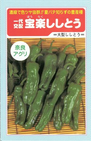 楽天市場 野菜種子 ししとうタネ 奈良アグリ 宝楽ししとう １０ｍｌ袋詰 送料無料 鈴乃園 楽天市場店