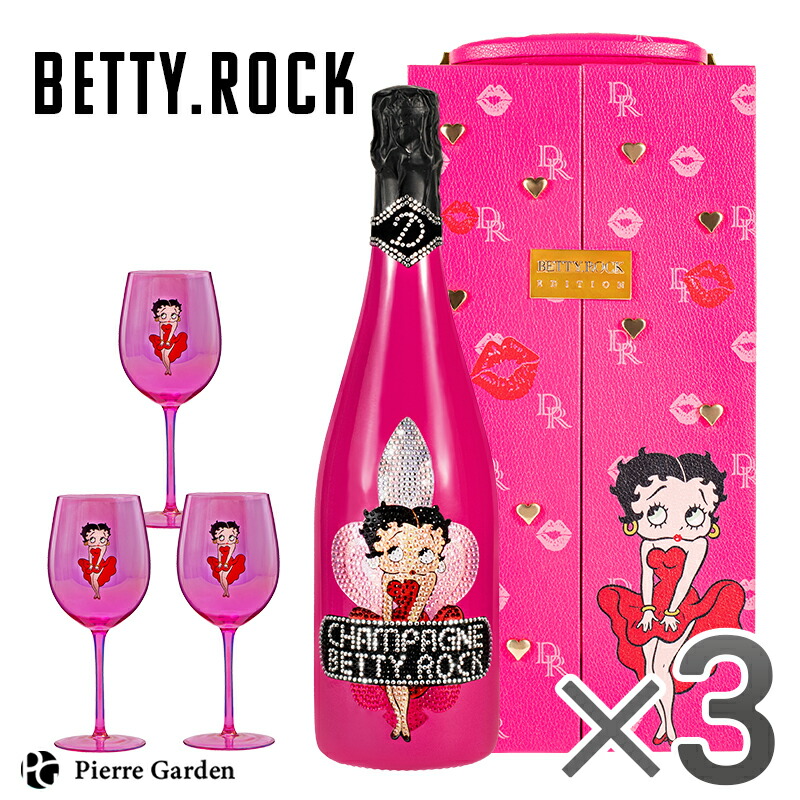楽天市場】シャンパン BETTY.ROCK CLEAR PINK 2種 ピンク グラス