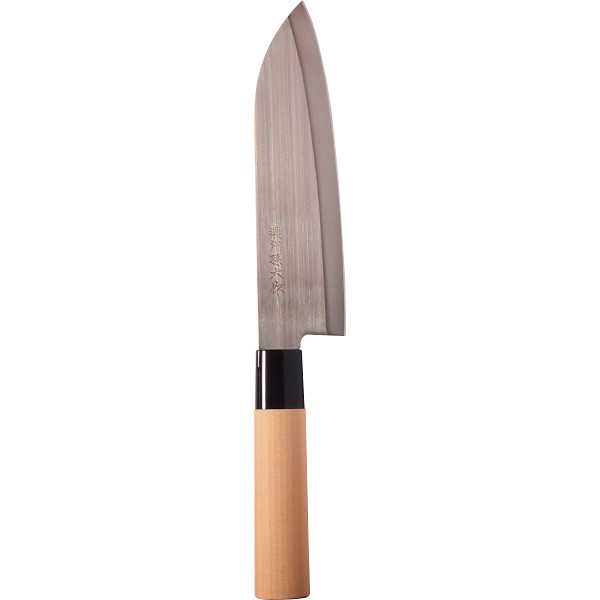 三徳 佐竹産業 濃州孫六作 共口金三徳包丁 23-8279-503 1箱（直送品