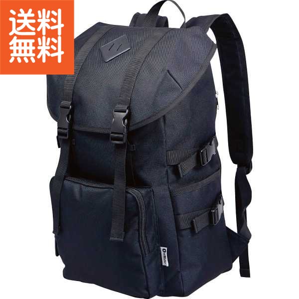 アウトウォーク リュックブラック 7203-01(代引不可)【送料無料】 23-8532-160.jpg