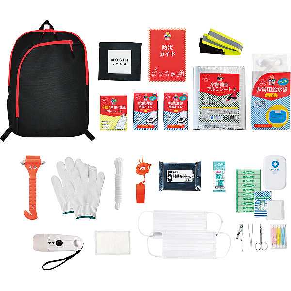 楽天市場】モシソナ26点セット SDY23AEO 防災リュック 防災バッグ 防災