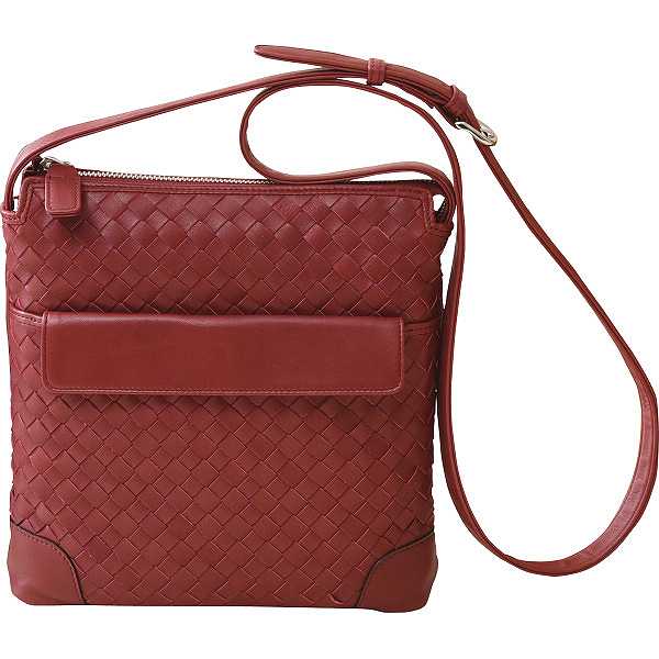 楽天市場】良品工房 日本製牛革編みこみショルダーバッグ ブラック N18