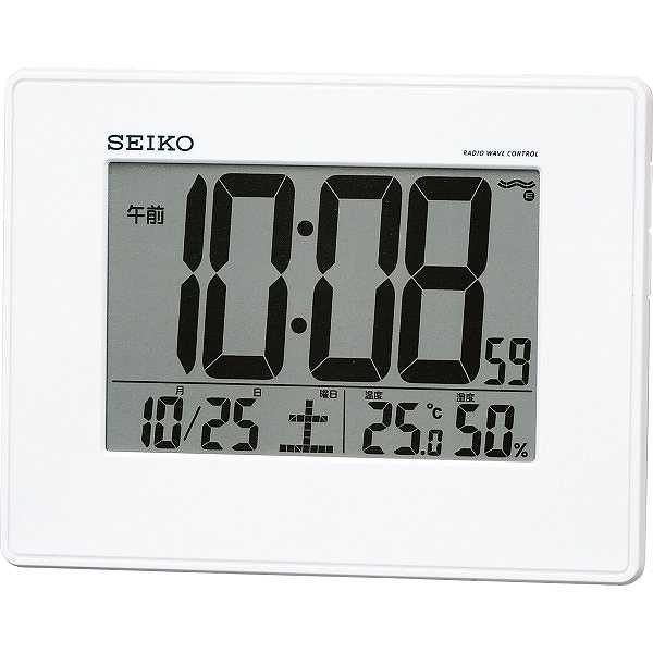 【送料無料】|セイコー 電波目覚まし時計（掛置兼用）| 電波デジタル時計 記念品 お祝い/プレゼント お返し 内祝い 引き出物 新築祝い 結婚祝い 結婚内祝い 出産内祝い 出産祝い ブランド 上司 親戚