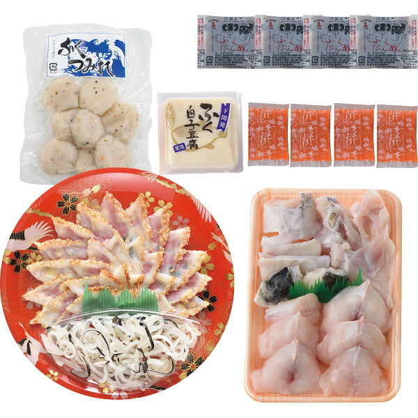 【送料無料/メーカー直送】|ふくたたき刺身・ふくちりセット|〈ＦＳＭー１００ＬＺ〉 グルメギフト 父の日 お中元 家族へ｜ギフト専門店　すず陶