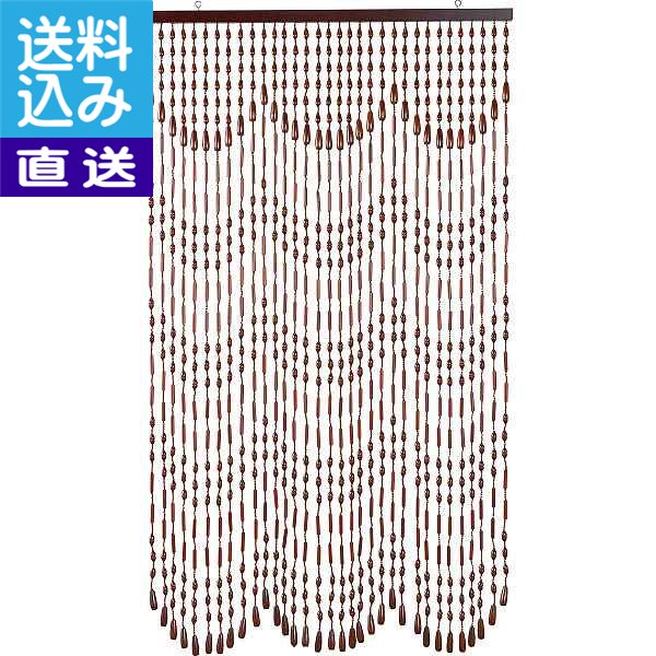 楽天市場】珠のれん 35連 巾 約85×丈90cm おしゃれ 玉のれん 木