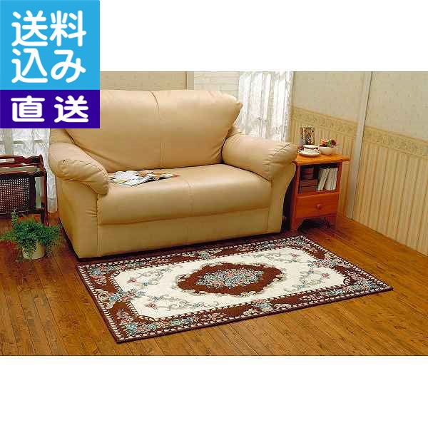 【送料無料/直送】イタリア製ゴブラン織ラグ ブラウン＜ＪＥＷＥＬ８５１５０ＢＲ＞ イタリア製ゴブラン織ラグ プレゼント お祝い 誕生日祝い 敬老の日 母の日 父の日 自家消費にも 直送品
