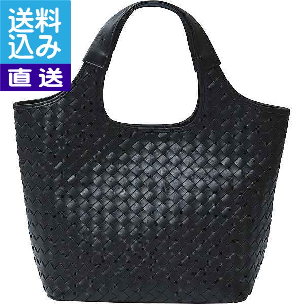 【送料無料/直送】良品工房 日本製牛革 編込みバッグ 黒＜Ｍ１７－１７１Ｂ＞ 日本製牛革編込みバッグ プレゼント お祝い 誕生日祝い 敬老の日 母の日 父の日 自家消費にも 直送品