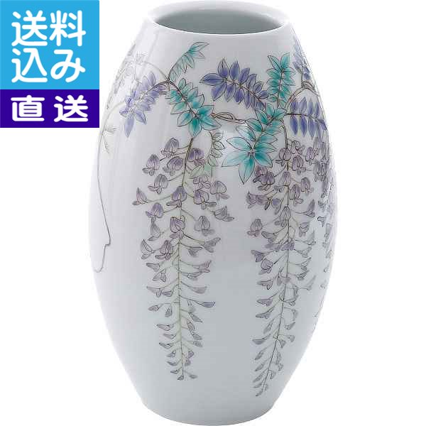 楽天市場】有田焼 華山萬右衛門窯 胴角花瓶(山水文様)【美術品】【花器