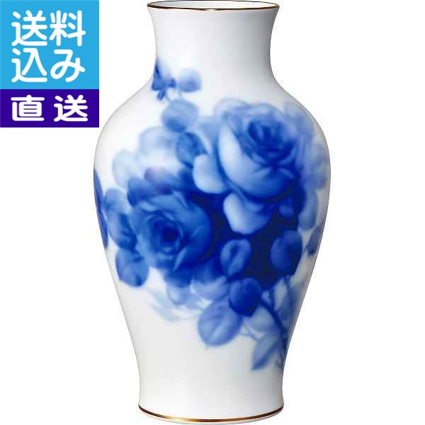 【送料無料/直送】大倉陶園 ３６ｃｍフラワーベース ＜８０１１／１２Ａ＞ ３６ｃｍフラワーベース プレゼント お祝い 誕生日祝い 敬老の日 母の日 父の日 自家消費にも 直送品 ノリタケ