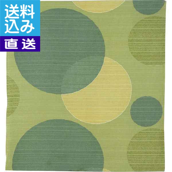 【送料無料/直送】座布団カバー１０枚セット（丸重ね） グリーン＜Ｆ２６７－１０＞ 座布団カバー１０枚セット（丸重 プレゼント お祝い 誕生日祝い 敬老の日 母の日 父の日 自家消費にも 直送品