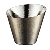 【送料無料】|伝統工芸 槌起 金属加工 銅アイスペール　Ｌ形(約800ｃｃ)|〈wb-3〉酒器 記念品 お祝い 御礼 叙勲祝い 叙勲記念 高額記念品【szt】