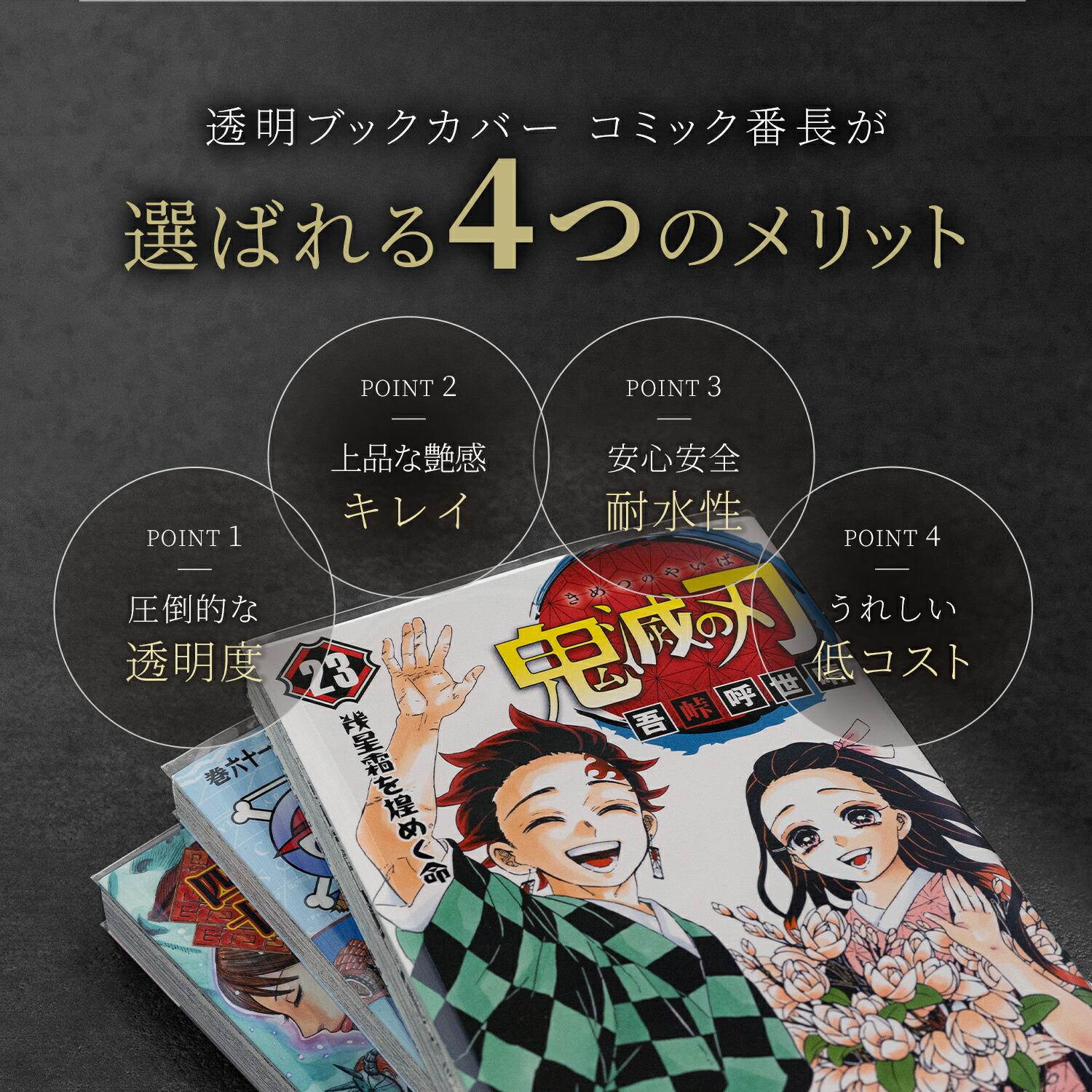 透明ブックカバーコミック番長≪B6サイズ≫CPPタイプ【100枚】★ミエミエ、ブッカー君よりおトク!★コミックカバー★■送料無料!■