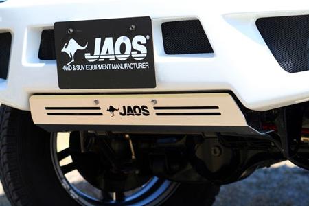 【スズキジムニーパーツ】 【JAOS ジャオスフロントスポーツカウル用スキッドプレート 　ジムニー JB23系】 スズキ ジムニーJB23W