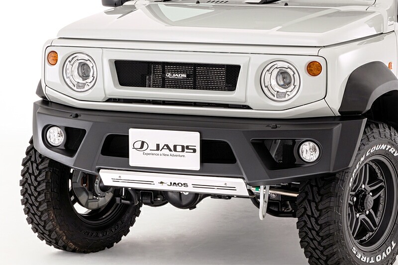 【スズキジムニーパーツ】JAOS フロントスポーツカウル 塗装品 マットブラック ジムニー JB74系｜スージースポーツオート店
