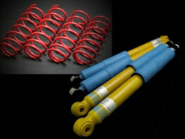 【suzukiスズキジムニーパーツ】 DAMSELユーロサスペンションキット　ジムニーJB64W ノーマル車高用　JB64W 定価￥184,800(税込)