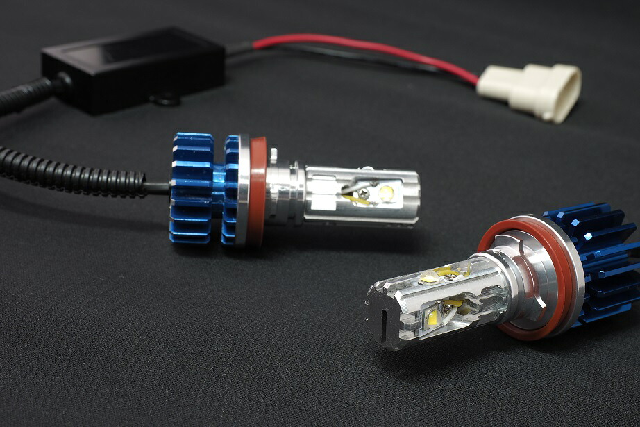 【スズキジムニーパーツ】タニグチ製スズキジムニーLEDフォグバルブ「EX-Ray」 H8/H11/H16　ホワイト6000k 2600lm（1灯あたり）2本set 定価￥33000　税込イエロー2400k 2200lm（1灯あたり）2本set 定価￥33000　税込｜スージースポーツオート店