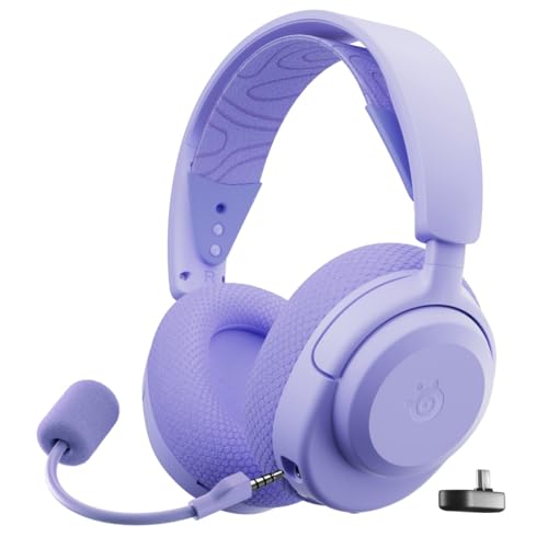 SteelSeries ゲーミングヘッドセット 受話器 Arctis Nova 3PW Lavender 軽さ 無線電話 密閉型  貨物輸送無料