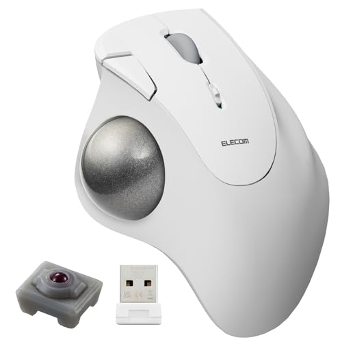 エレコム ワイヤレス トラックボールマウス IST 無線2.4GHz 親指操作 36mmボール 人工ルビー支持 5ボタン Windows 送料無料