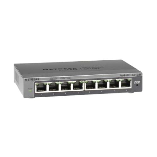 NETGEAR ネットギア GS108E ギガ8ポート アンマネージプラス 送料無料｜SELECTVALUE店
