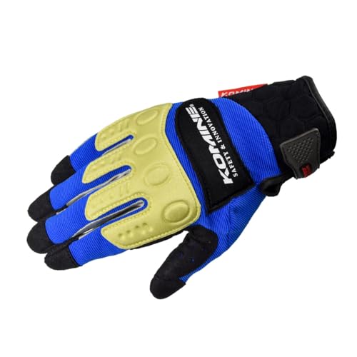 コミネ(KOMINE) バイク用 グローブ インストラクターグローブプロEX KOMINE Blue/yellow 2XL GK-134 送料無料
