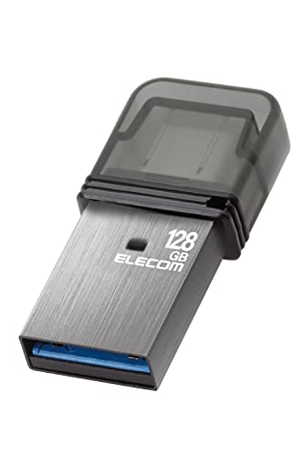 エレコム USBメモリ 128GB USB3.2（Gen1） Type-C キャップ式 シルバー MF-CAU32128GSV 送料無料 13,245円