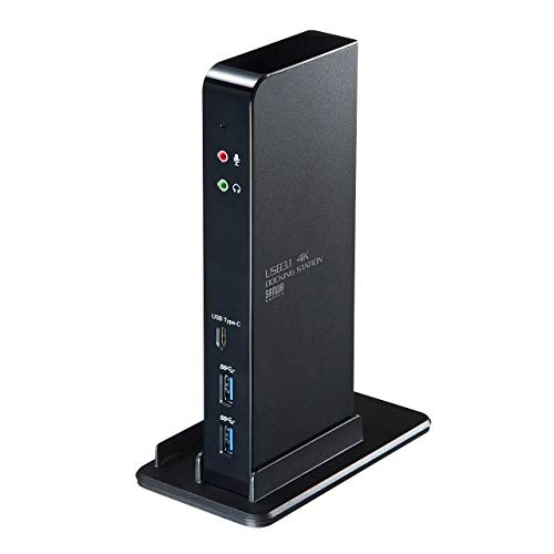 サンワサプライ USB3.1縛ステイション(USB2.0×2界面/USB3.1×2界面/Type-C×1界面/RJ-45/ 貨物輸送無料