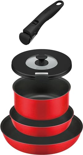 サーモス デュラブルシリーズ 取っ手のとれるフライパン5点セットCA ガス火専用 ブライトレッド KSC-5A BTR 送料無料｜SELECTVALUE店