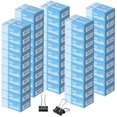 プラス ダブルクリップ エアかる 豆 ブラック 500個 (10個入×50箱) 35-557×50 送料無料
