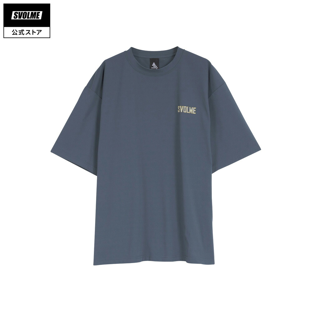 【公式】SVOLME スボルメ シンプルDRYストレッチT ユニセックス 2024SS期中 S/M/L/XL WASH NAVY