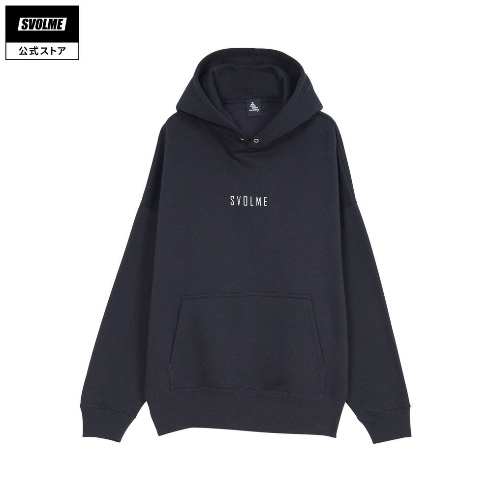 【公式】SVOLME スボルメ 裏起毛スウェットロゴフーディー ユニセックス 2024AW M/L/XL NAVY