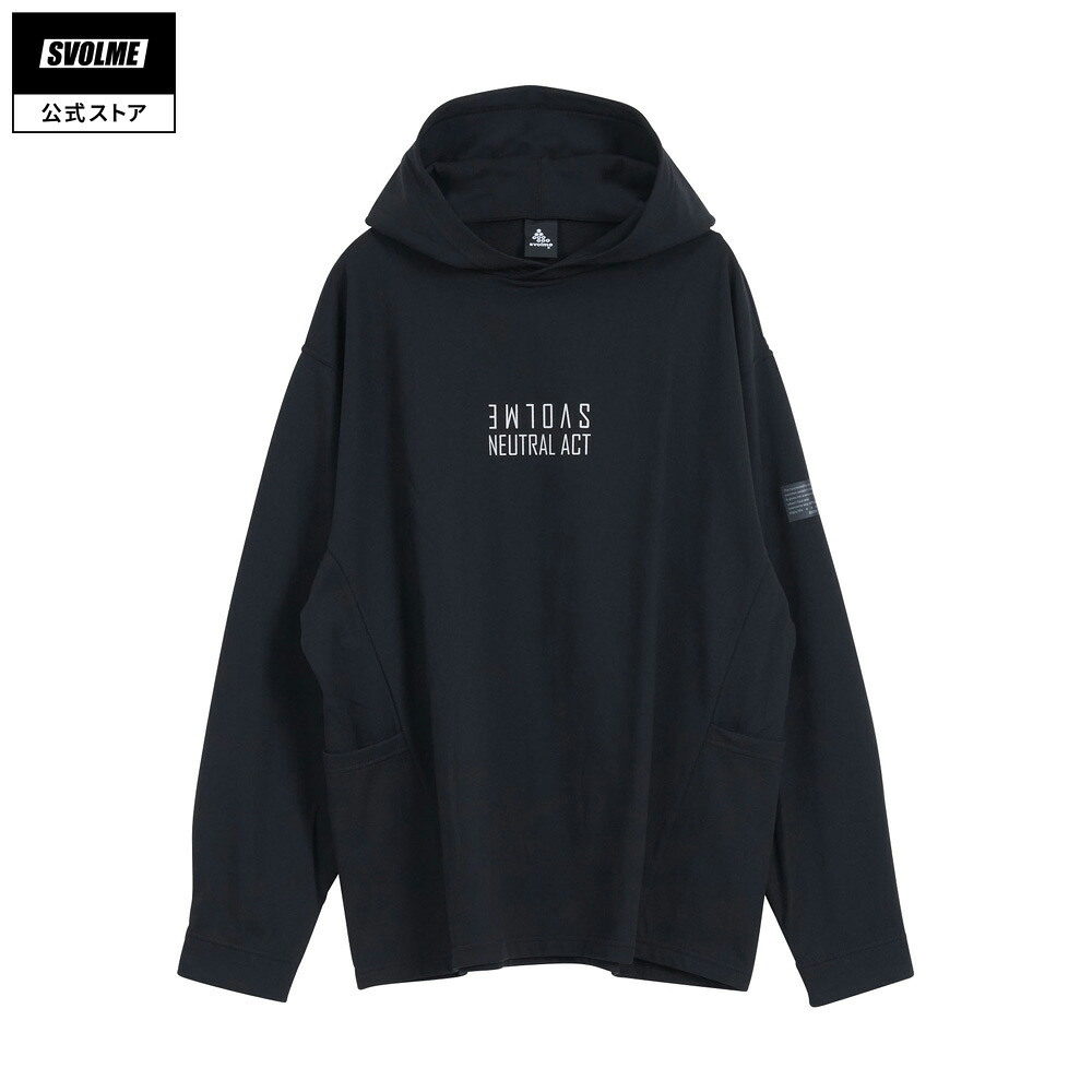 【公式】スボルメ SVOLME スクラムテッククルーパーカー BLACK スポーツライフスタイル クルーパーカー 1253-46601|SVOLME 公式 店