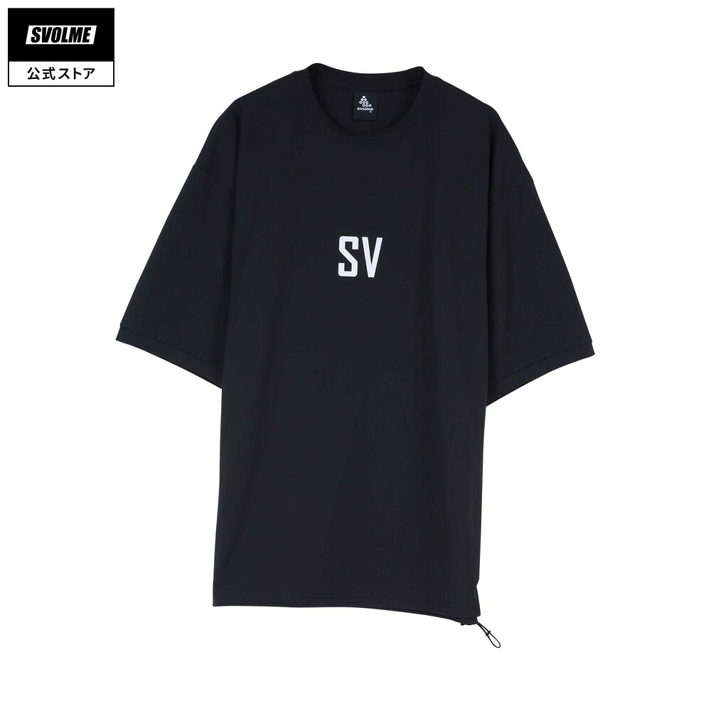 【公式】SVOLME スボルメ DRYストレッチSVロゴT ユニセックス 2025SS S/M/L/XL BLACK